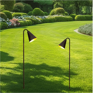 STALP LED GRADINA 4W 24V 100LM 3000K D65*970MM NEGRU