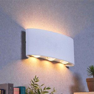  APLICA LED PERETE LUMARO 6W 600LM 3000K ALB 168*78*42MM