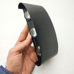 APLICA LED PERETE LUMARO 6W 420LM 3000K NEGRU 168*78*42MM