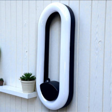 APLICA LED PERETE JADE 12W 950LM 3000K NEGRU 300*133*33MM