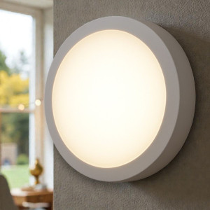 Aplica LED de exterior Rotunda  fi180, 12W=100W, 4000K, lumina neutra, cu protectie IP65