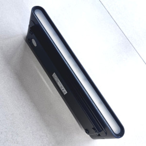 Aplica LED de exterior extra-plata Long, 24W=160W, 3000K, lumina calda, 2160Lm, IP65