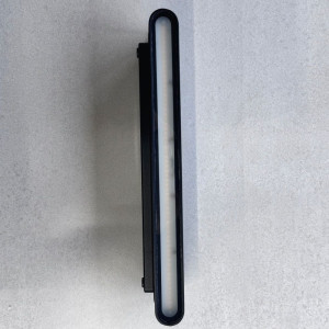 Aplica LED de exterior extra-plata Long, 24W=160W, 3000K, lumina calda, 2160Lm, IP65