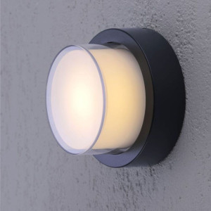 Aplica LED de exterior, Ø160mm, 12W=75W, 3000K, lumina calda, 1080Lm, IP65