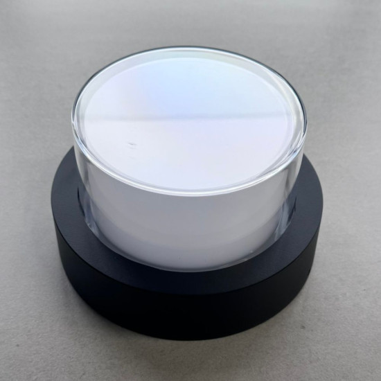 Aplica LED de exterior, Ø160mm, 12W=75W, 3000K, lumina calda, 1080Lm, IP65