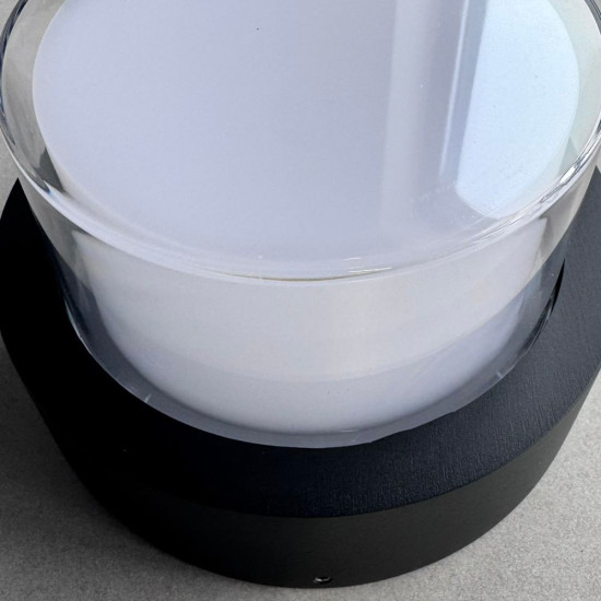 Aplica LED de exterior, Ø160mm, 12W=75W, 3000K, lumina calda, 1080Lm, IP65