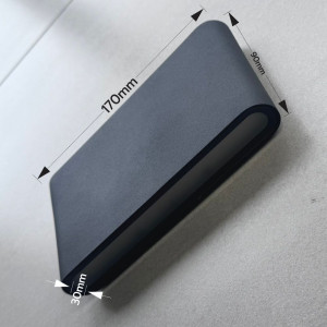 Aplica LED de exterior extra-plata, 12W=75W, 3000K, lumina calda, 1080Lm, IP65