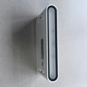 Aplica LED de exterior extra-plata, 12W=75W, 3000K, lumina calda, 1080Lm, IP65