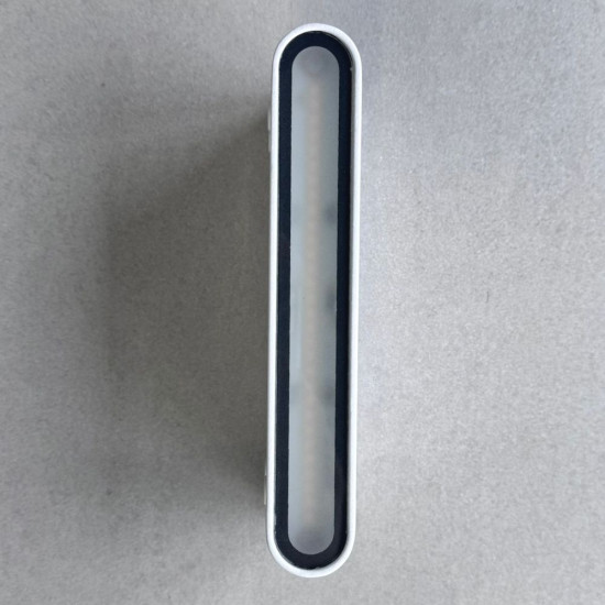 Aplica LED de exterior extra-plata, 12W=75W, 3000K, lumina calda, 1080Lm, IP65