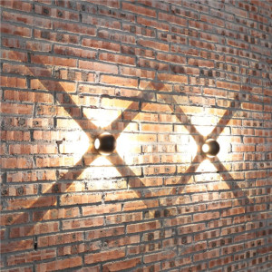 Aplica De Perete Comet 4x1w, 3000k, Lumina Calda