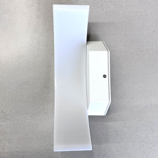 Aplica LED de exterior concava ALBA, 24W=160W, 3000K, lumina calda, 2160Lm, IP65