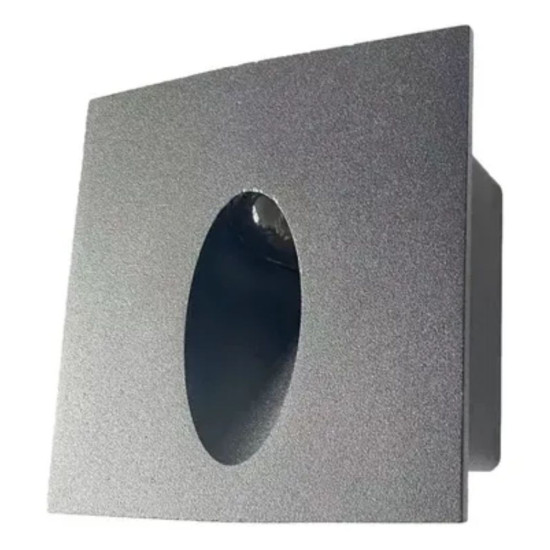 SPOT LED SCARA NEGRU 3W 3000K 68*68*48MM IP65