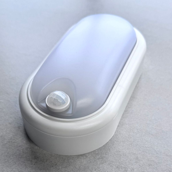 Aplica LED cu senzor de miscare 360°, 8W=60W, 650Lm, IP65