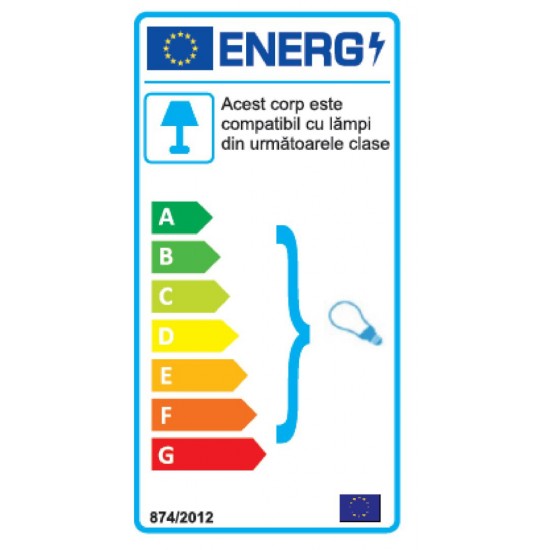 APLICA MOSSO NEGRU 1XE27 60W