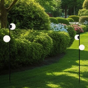 STALP GRADINA 2*G4 164*164*1100MM NEGRU