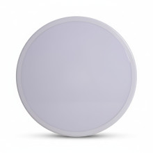 Plafoniera de exterior IP65 Rotunda Alba Fi300, 24W=200W, 6500K, lumina rece