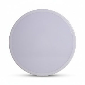 Plafoniera de exterior IP65 Rotunda Alba Fi300, 24W=200W, 6500K, lumina rece