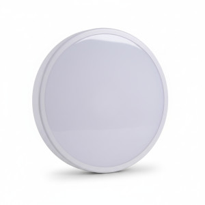 Plafoniera de exterior IP65 Rotunda Alba Fi300, 24W=200W, 6500K, lumina rece