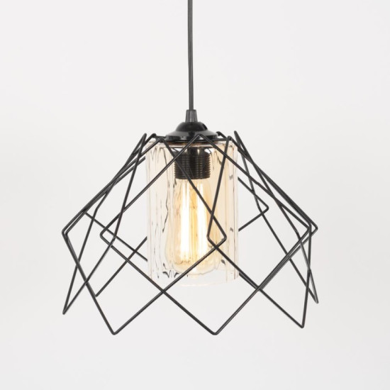 LUSTRA KONTES NEGRU 1XE27 60W