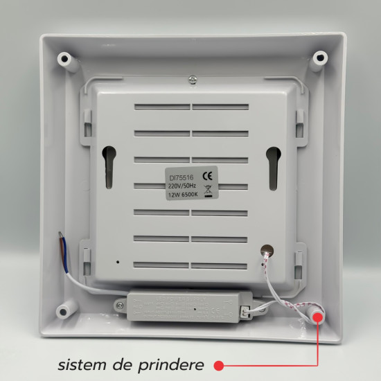 Plafoniera LED Patrata  Pentru  Bucatarie 16W 6500K