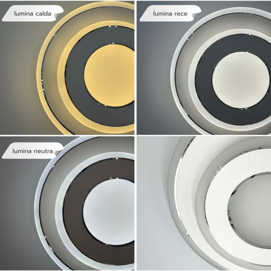 PLAFONIERA LED DEIMOS AJUSTABILA 37W/2550LM/3000K/4000K/6500K