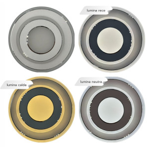 PLAFONIERA LED DEIMOS AJUSTABILA 37W/2550LM/3000K/4000K/6500K