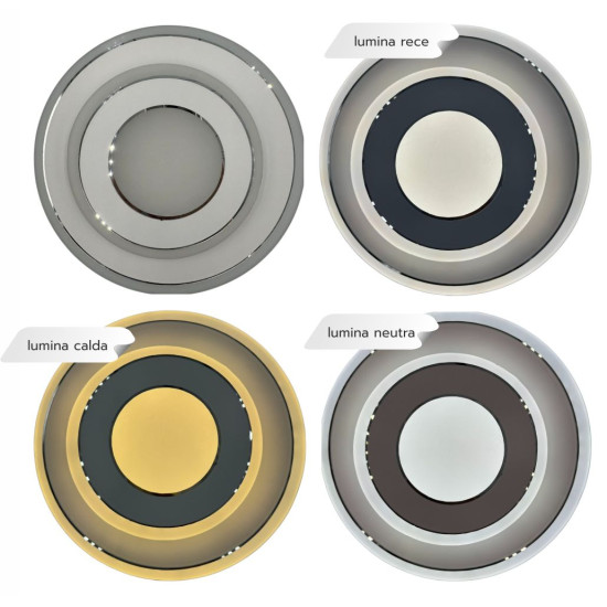 PLAFONIERA LED DEIMOS AJUSTABILA 37W/2550LM/3000K/4000K/6500K