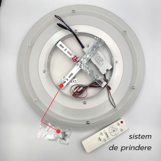 PLAFONIERA LED DEIMOS AJUSTABILA 65W/4900LM/3000K/4000K/6500