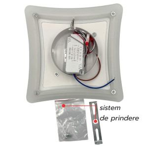 PLAFONIERA LED SINOPE  76W/5450LM 3000K/4000K/6500K 400X400X50MM