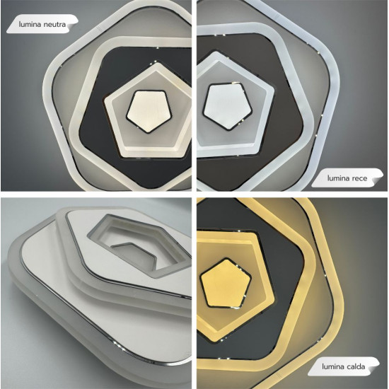 PLAFONIERA LED EUPORIE 45W 2900LM 3000K/4000K/6500K 240X55MM