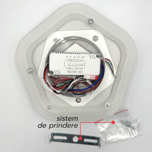 PLAFONIERA LED EUPORIE 45W 2900LM 3000K/4000K/6500K 240X55MM