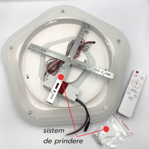 PLAFONIERA LED EUPORIE 80W 6600LM 3000K/4000K/6500K 400X50MM
