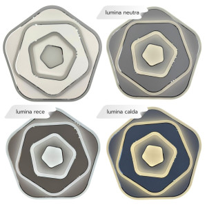 PLAFONIERA LED EUPORIE 80W 6600LM 3000K/4000K/6500K 400X50MM