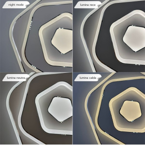 PLAFONIERA LED EUPORIE 80W 6600LM 3000K/4000K/6500K 400X50MM