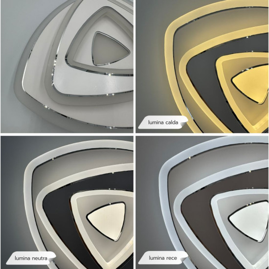 PLAFONIERA LED SPONDE 48W/3900LM 3000K/4000K/6500K 240X55MM