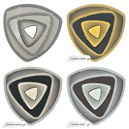 PLAFONIERA LED SPONDE 48W/3900LM 3000K/4000K/6500K 240X55MM