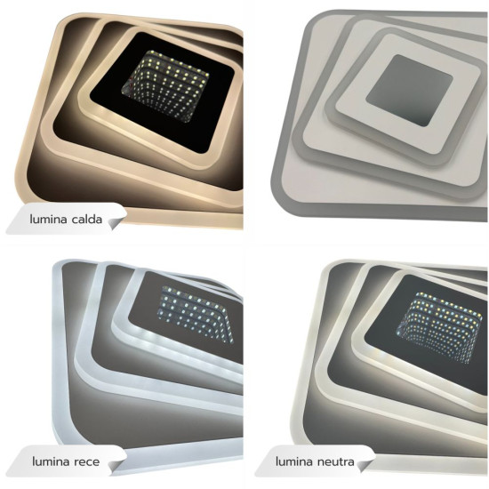 Plafoniera Led Naiad 56W/3850lm 3000k/4000k/6500k