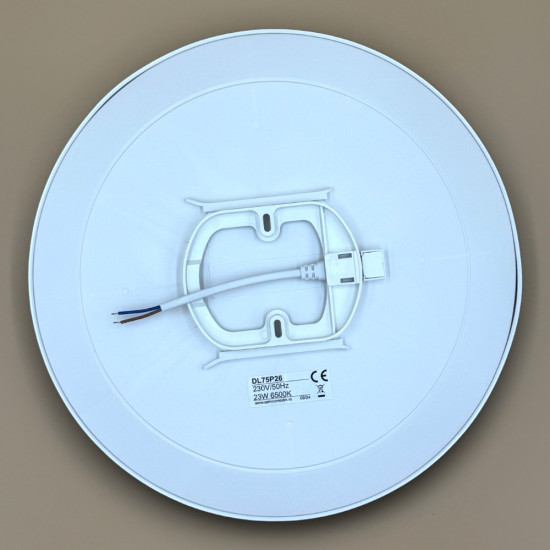 Plafoniera led ECO IP40 Rotunda Alba Fi370, 35W, 6500K, lumina rece