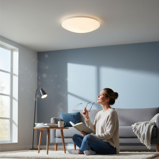 Plafoniera Led Aries rotunda  fi425 48W=450W, 4000K, lumina neutra