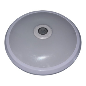 Plafoniera Led cu senzor de miscare reglabil  Ø290x95mm, 18W=115W, 6500K, lumina rece