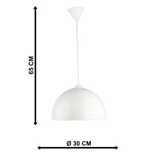 CANDELABRU MASA ALB 1XE27 26W