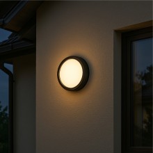 Aplica rotunda Lara IP65 15W 3000K 1350LM