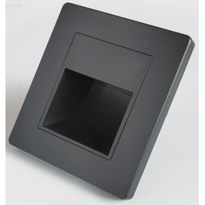 SPOT LED PERETE GRI 1W 3000K IP20 86*90*30MM