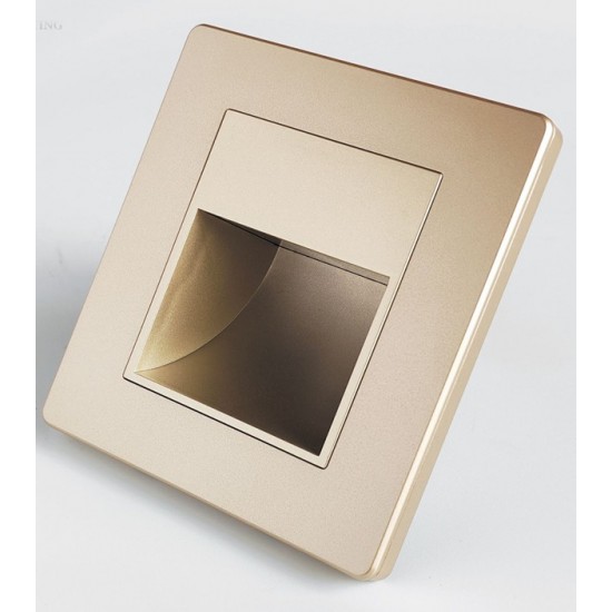 SPOT LED PERETE AURIU 1W 3000K IP20 86*90*30MM