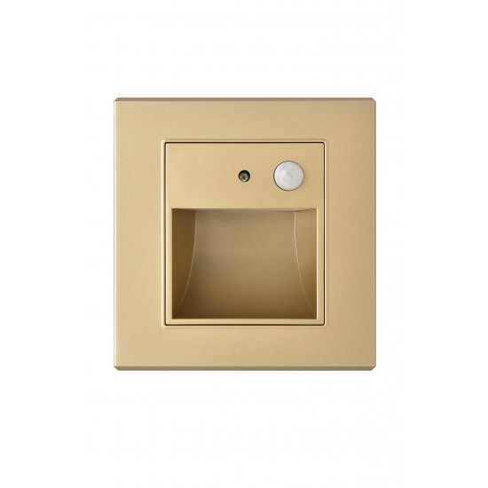 SPOT LED PERETE CU SENZOR AURIU 1W 3000K IP20 86*90*30MM