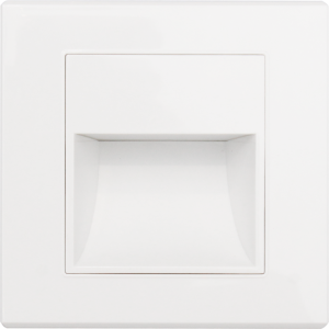 SPOT LED PERETE ALB 1W 3000K IP20 86*90*30MM