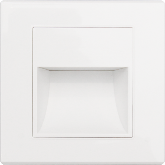 SPOT LED PERETE ALB 1W 3000K IP20 86*90*30MM