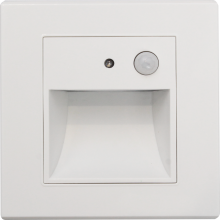 SPOT LED PERETE CU SENZOR ALB 1W 3000K IP20 86*90*30MM