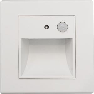 SPOT LED PERETE CU SENZOR ALB 1W 3000K IP20 86*90*30MM