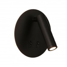 Aplica led neagra cu spot 10W/430LM/3000K-4000k-6500k  - 140mm